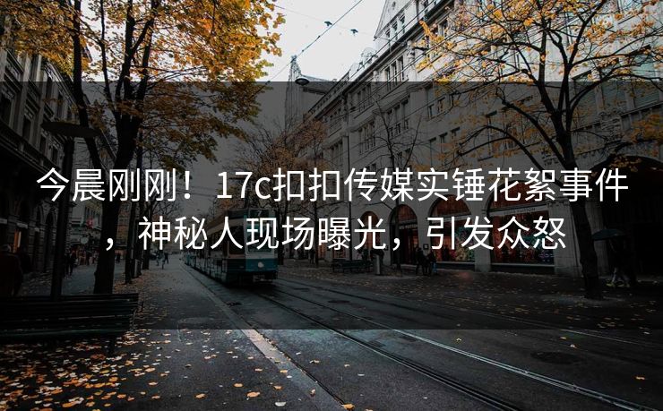 今晨刚刚！17c扣扣传媒实锤花絮事件，神秘人现场曝光，引发众怒